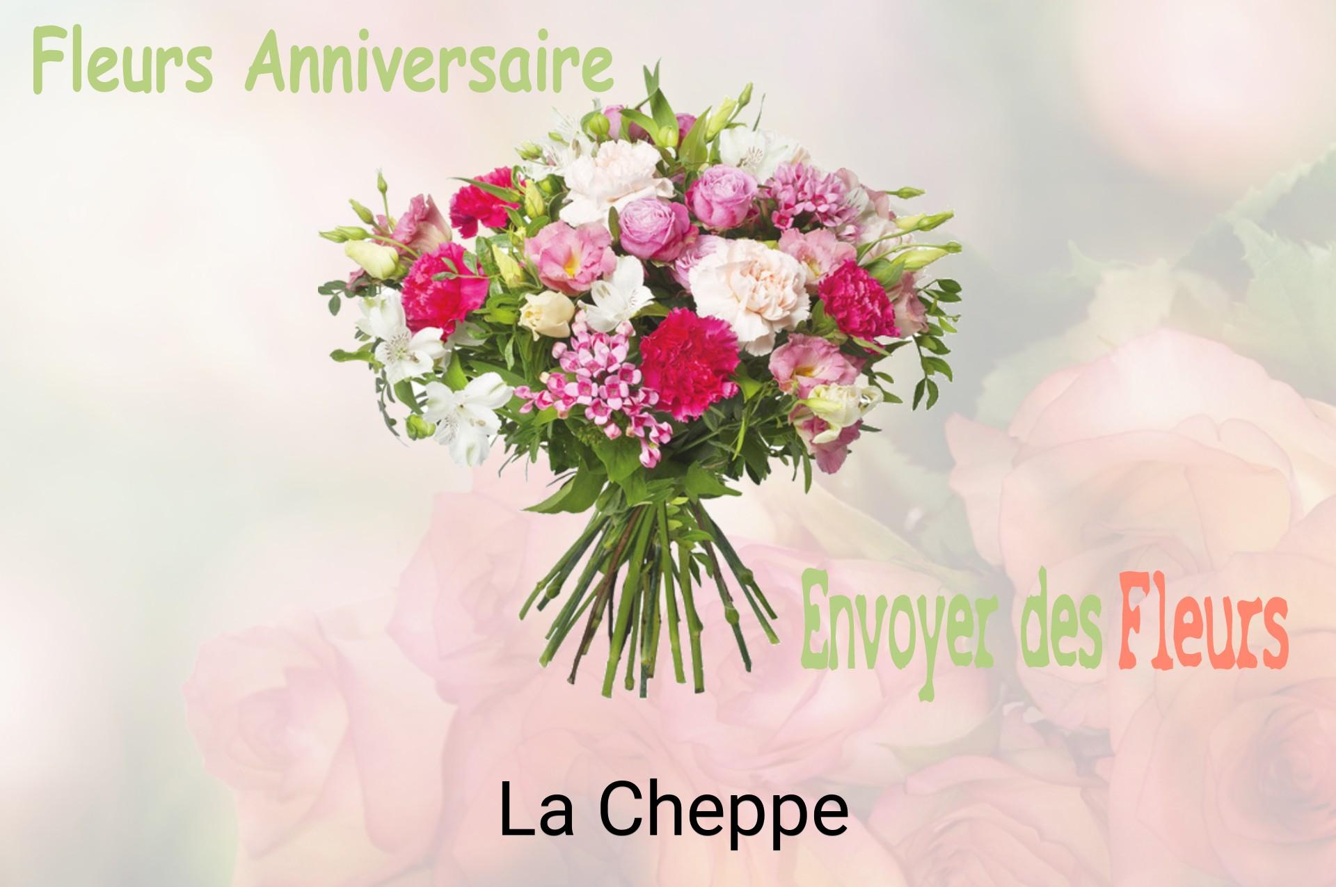 Bouquet de fleurs d’anniversaire livré à La Cheppe