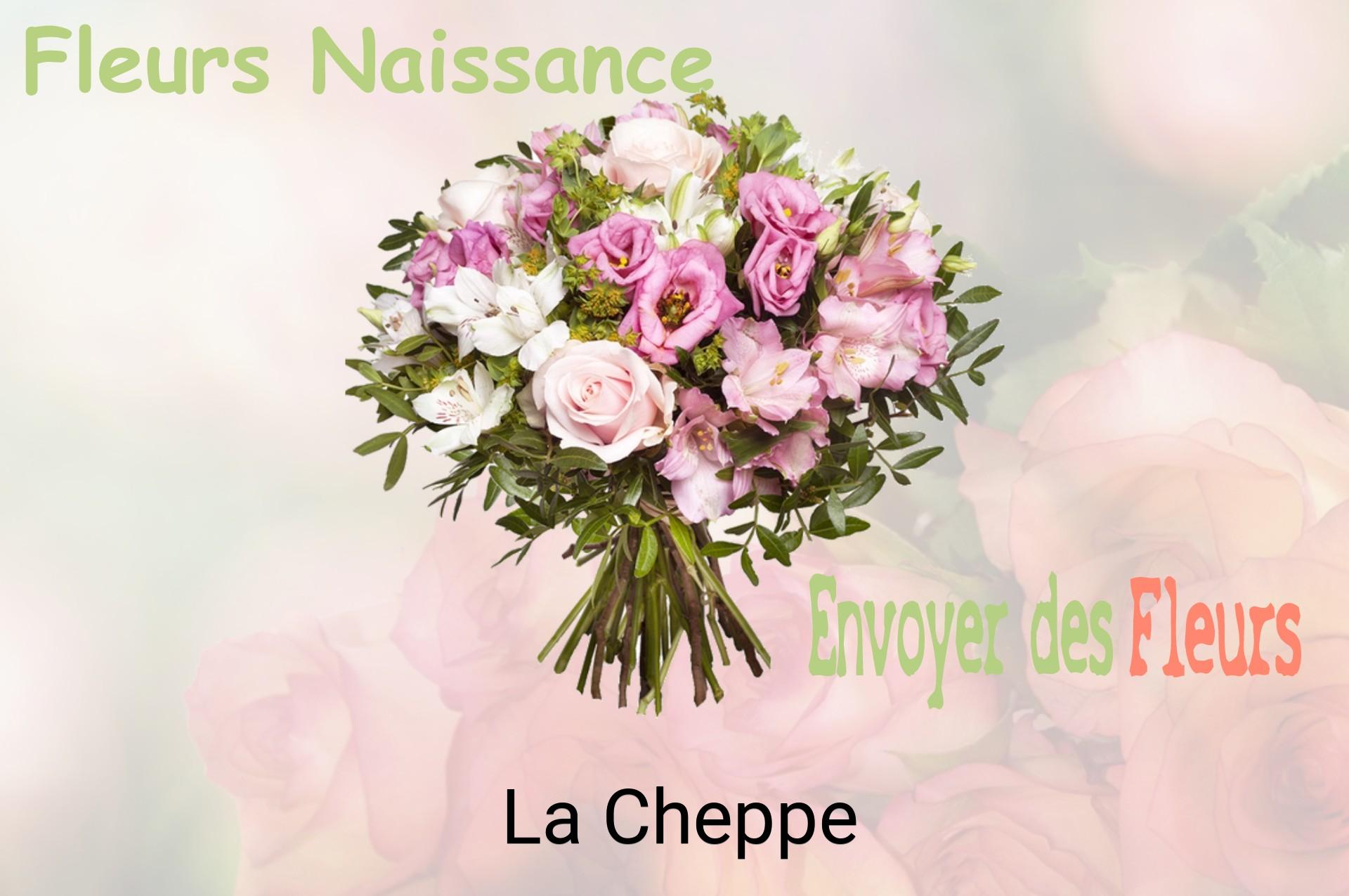 Bouquet de fleurs de naissance livré à La Cheppe